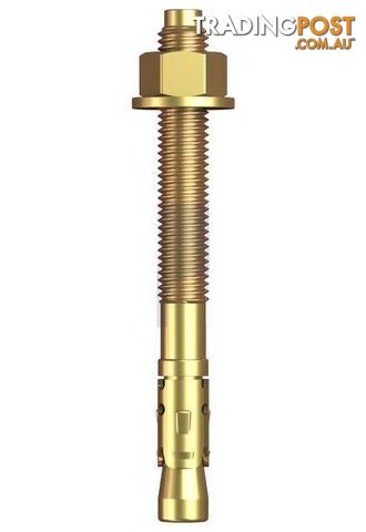 Zinc Yellow Passivate Finish Clawbolt (Wedge Anchor) Class 5.8 Metric Hobson