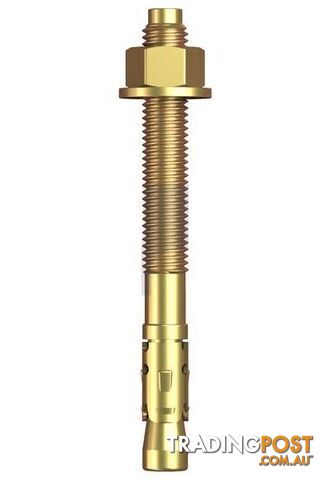 Zinc Yellow Passivate Finish Clawbolt (Wedge Anchor) Class 5.8 Metric Hobson