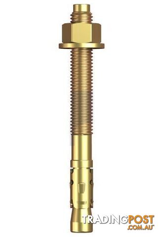 Zinc Yellow Passivate Finish Clawbolt (Wedge Anchor) Class 5.8 Metric Hobson