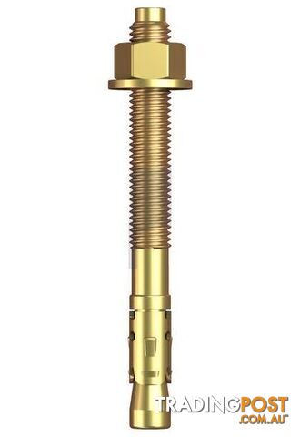 Zinc Yellow Passivate Finish Clawbolt (Wedge Anchor) Class 5.8 Metric Hobson