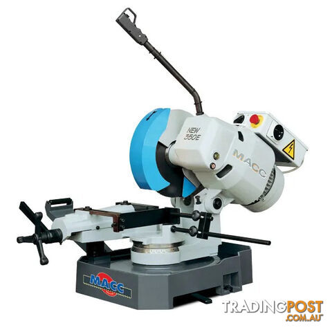 MACC Cold Saw 350mm 415V 3 Phase Single Vice With Electric Coolant Pump...