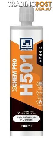 XChem Pro H501 Hybrid-Vinylester Urethane Cartridge Adhesive 420ml Hobson...