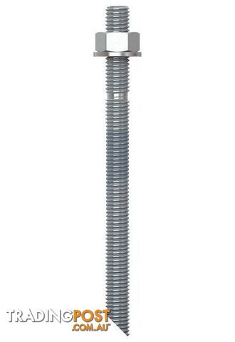 Hot Dip Galvanised Finish Stud Chemical Anchor Kit (Flat Top) Angle Point Class...