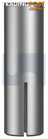 316 Stainless Finish Drop-In-Anchor Plain Body Metric Hobson