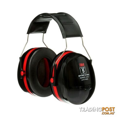 3M™ Peltor Optime™ III Earmuffs Headband, Class 5 MH540A 7100242353