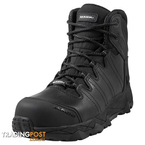 Safety Boots Octane Zip-Up Aus/UK Size 10 Black Mack MKOCTANEZBBF0100
