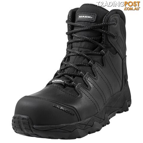 Safety Boots Octane Zip-Up Aus/UK Size 7 Black Mack MKOCTANEZBBF070