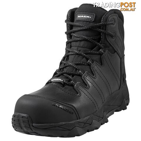 Safety Boots Octane Zip-Up Aus/UK Size 7.5 Black Mack MKOCTANEZBBF075