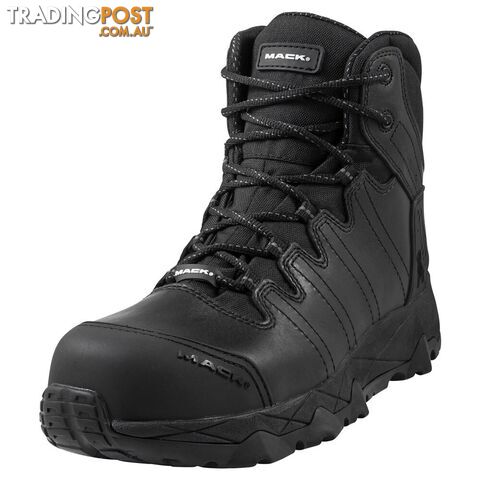 Safety Boots Octane Zip-Up Aus/UK Size 9 Black Mack MKOCTANEZBBF090