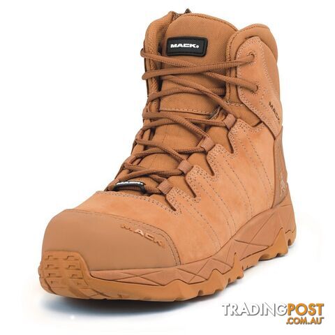 Safety Boots Octane Zip-Up Aus/UK Size 8 Honey Mack MKOCTANEZHHF080