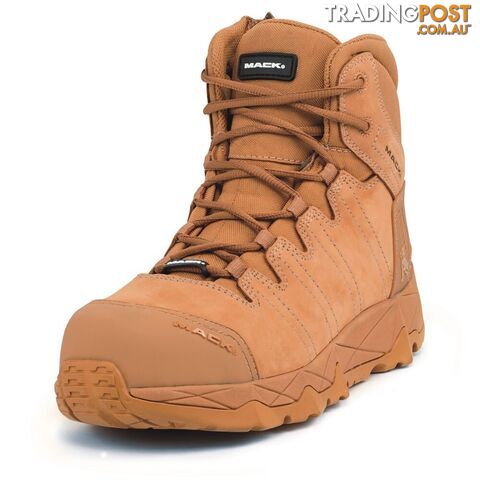 Safety Boots Octane Zip-Up Aus/UK Size 10.5 Honey Mack MKOCTANEZHHF105