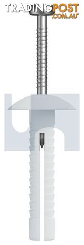 Nylon Natural Finish Nail In Anchor-Mushroom HD Metric Hobson