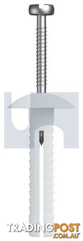 Nylon Natural Finish Nail In Anchor-Mushroom HD Metric Hobson