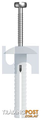 Nylon Natural Finish Nail In Anchor-Mushroom HD Metric Hobson