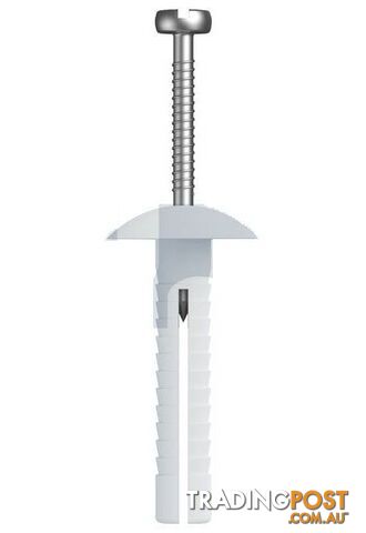 Nylon Natural Finish Nail In Anchor-Mushroom HD Metric Hobson