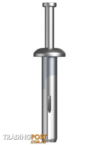 Zinc Plated (RoHS Compliant) Finish Nail In Anchor-Mushroom HD Metric Hobson