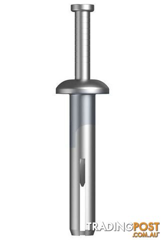Zinc Plated (RoHS Compliant) Finish Nail In Anchor-Mushroom HD Metric Hobson