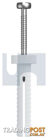 Nylon Natural Finish Nail In Anchor-Mushroom HD Metric Hobson