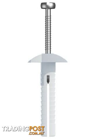 Nylon Natural Finish Nail In Anchor-Round HD Metric Hobson
