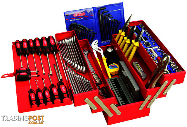 135 Piece Tool Kit Cantilever Box  Tray 5 KC Tools 110TK