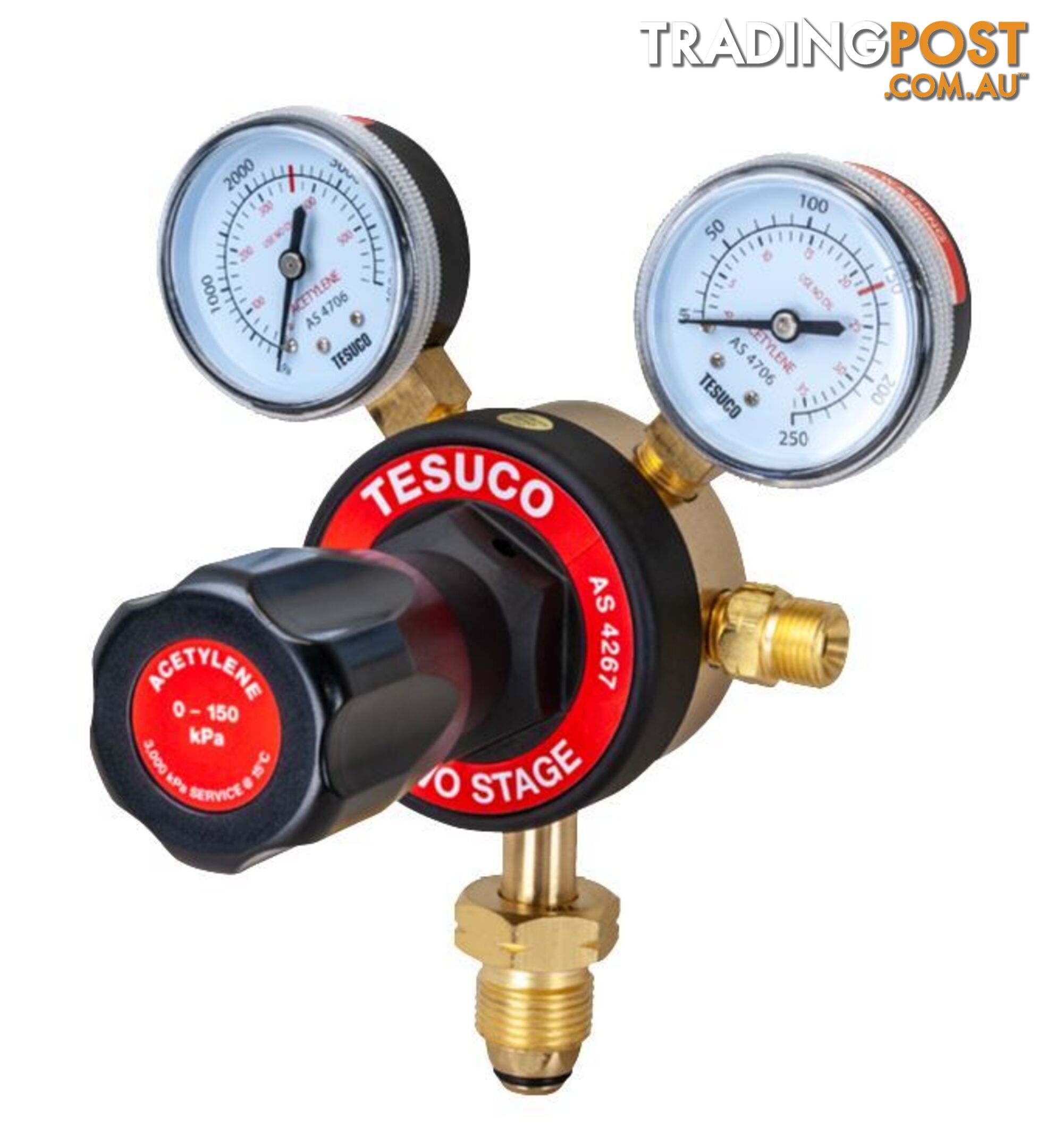 Regulator 2 Stage Bottom Entry Acetylene Type 20 RT2BAC1.5