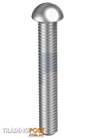 316 Stainless Finish Metal Thread Round Slot Hobson
