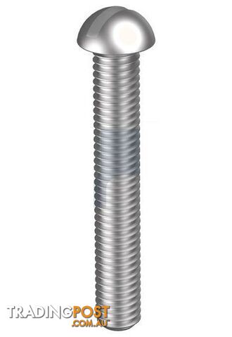 316 Stainless Finish Metal Thread Round Slot Hobson