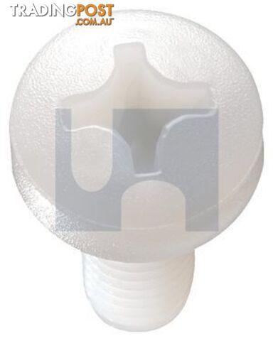 M5 X 40mm Nylon Natural Finish Fillister/ Binder Head Phillips Metric Hobson...