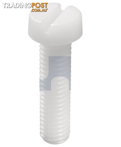 Nylon Natural Finish Metal Thread Cheese Slot Metric Hobson