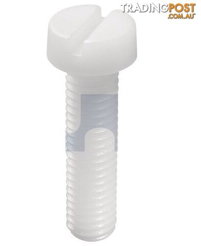 Nylon Natural Finish Metal Thread Cheese Slot Metric Hobson
