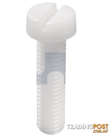 Nylon Natural Finish Metal Thread Cheese Slot Metric Hobson