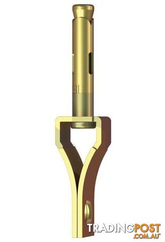 Zinc Yellow Passivate Finish Suspension Anchor Hobson