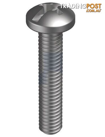 Zinc Plated (RoHS Compliant) Finish Metal Thread Pan Combination Mild Steel...