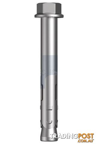 Mechanical Galvanised Finish Tygabolt (Sleeve Anchor) Carbon Steel Metric...