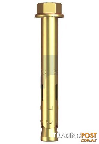 Zinc Yellow Passivate Finish Tygabolt (Sleeve Anchor) Carbon Steel Metric...