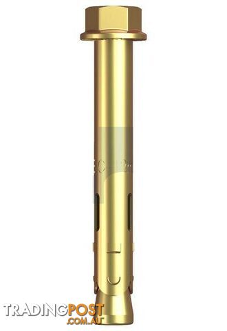 Zinc Yellow Passivate Finish Tygabolt (Sleeve Anchor) Carbon Steel Metric...