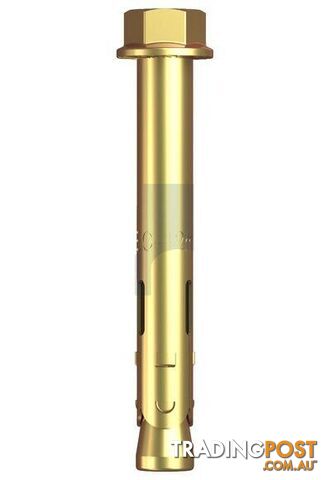 Zinc Yellow Passivate Finish Tygabolt (Sleeve Anchor) Carbon Steel Metric...