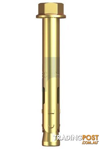 Zinc Yellow Passivate Finish Tygabolt (Sleeve Anchor) Carbon Steel Metric...