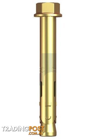 Zinc Yellow Passivate Finish Tygabolt (Sleeve Anchor) Carbon Steel Metric...