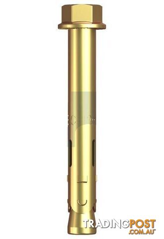 Zinc Yellow Passivate Finish Tygabolt (Sleeve Anchor) Carbon Steel Metric...