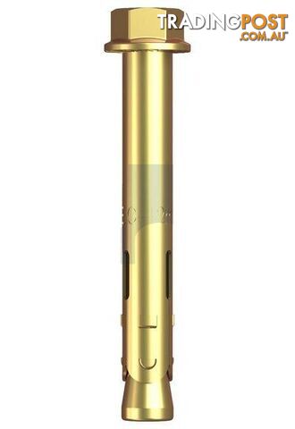 Zinc Yellow Passivate Finish Tygabolt (Sleeve Anchor) Carbon Steel Metric...