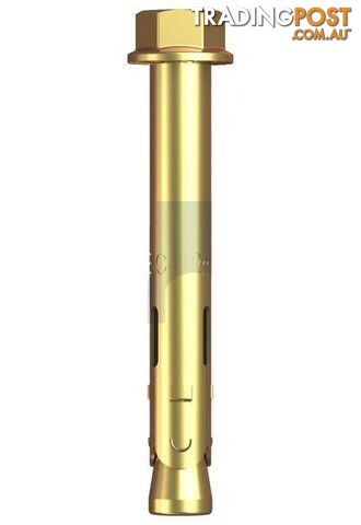 Zinc Yellow Passivate Finish Tygabolt (Sleeve Anchor) Carbon Steel Metric...