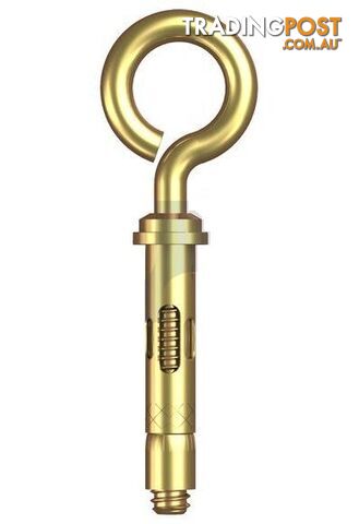 8MM X 45mm Zinc Yellow Passivate Finish Tygabolt Eye (Flush Sleeve Anchor)...