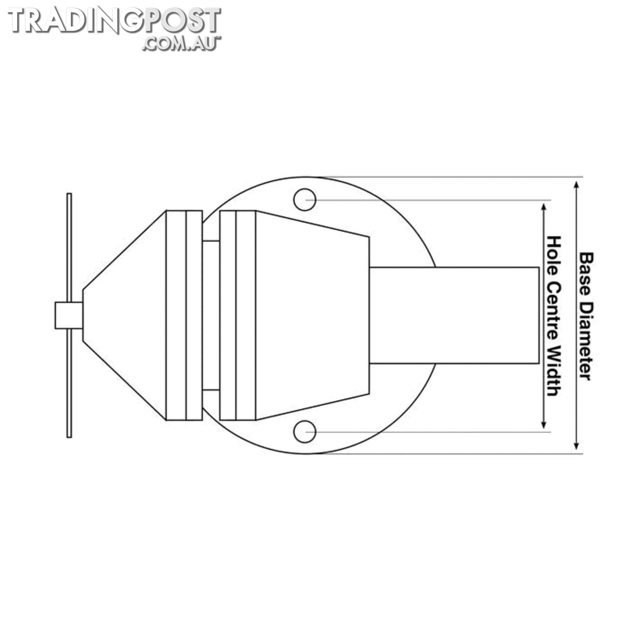 150mm Professional Mechanics Bench Vice ITM TM100-150