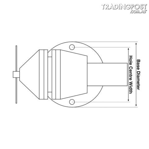 150mm Professional Mechanics Bench Vice ITM TM100-150