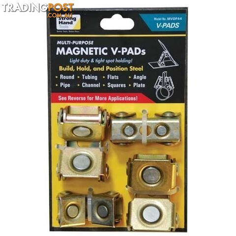 Strong Hand Tools Adjustable Magnetic V-Pads Kit MVDF44