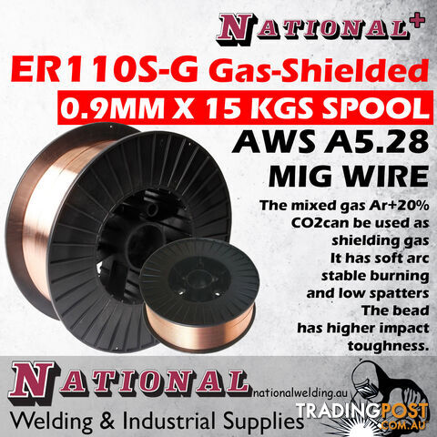 0.9mm 15Kgs Spool Gas-Shielded AWS A5.28 ER 110S-G Welding Wire 110S-G09 - photo 2 of 7
