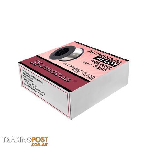 Aluminium 5356 MIG Wire 0.9mm 0.5Kg National Plus MW53560.9100