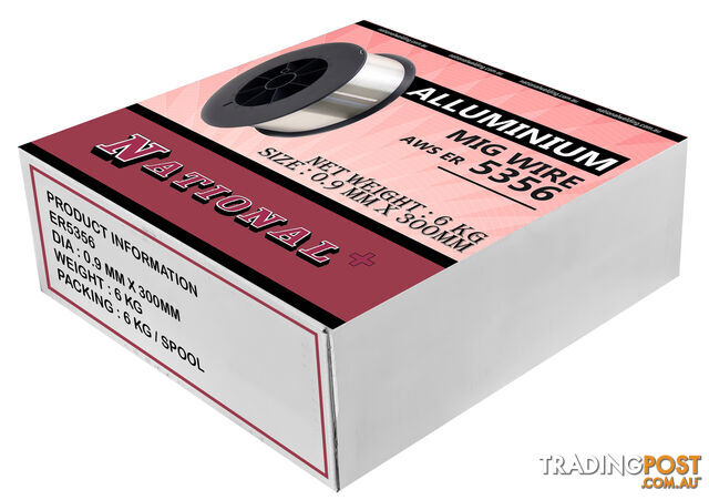Aluminium 5356 MIG Wire 0.9mm 6KG MW535609300