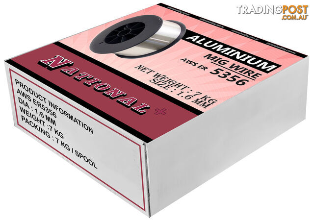 Aluminium 5356 MIG Wire 1.6mm 7Kg National Plus MW53561.6300